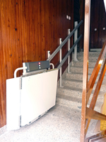 Plataforma salvaescaleras recta modelo Logic de Vertitec