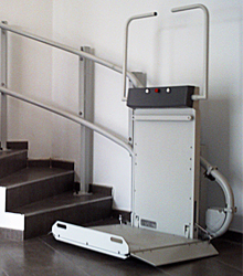 plataforma salvaescaleras curva Slim