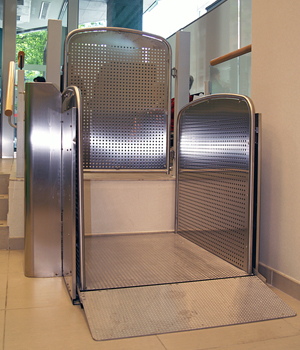 plataforma salvaescaleras vertical silver