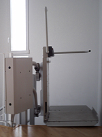 Plataforma salvaescaleras modelo Slim instalada en las oficinas de una administracin pblica de Beniarrs (Alicante).